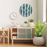 Handmade Quartz Stone Powder Peacock Feather Pattern Jaipur Blue Pottery 10 Inch Decorative Plate | Decorative Plate