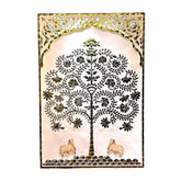 Timeless Tree of Life 24x36 Inch Wall Art | Traditional Indian Thikri Home Decor Piece