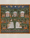 Handmade Janmashtami Pichwai Painting