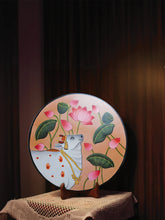 Handmade 12 Inch Pichwai Wall Art on MDF Board