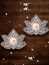 Handcrafted Wooden Block Diya Set