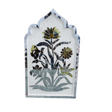 Handmad Lotus Thikri Glasswork | Gold and Silver Handcrafted Wall Art