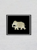 Majesty of Sea Foam Art of Elegant Elephant