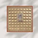 Handmade Shrinathji Pichwai Painting with Cows | Traditional Nathdwara Art