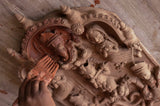 Handcrafted Molela Terracotta Ganeshji Idol