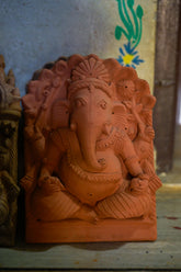 Handcrafted Molela Terracotta Ganeshji Idol