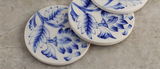 White Floral Coasters Set of 4 Pcs
