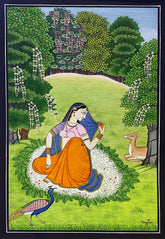 Handmade Kangra Indian Miniature Painting