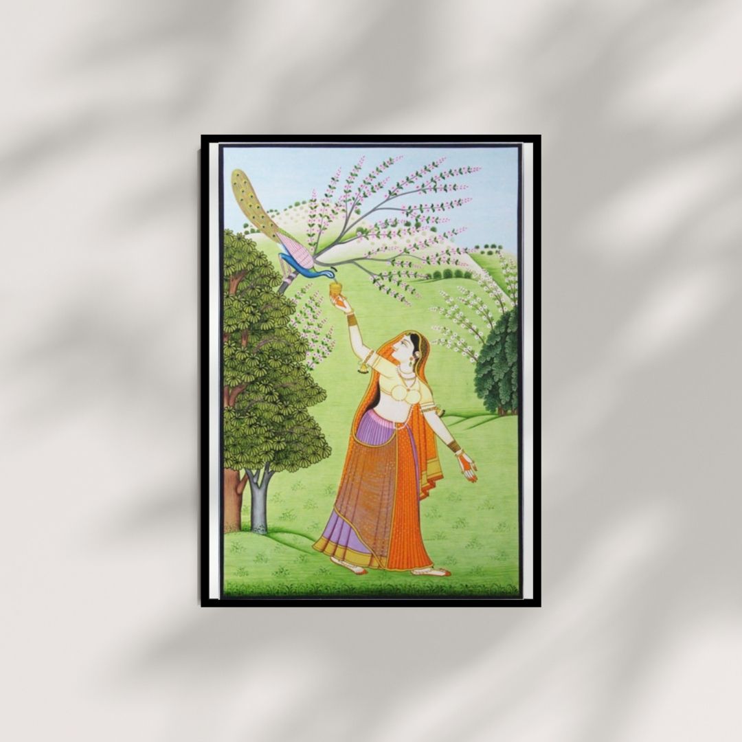 Handmade Kangra Miniature Painting