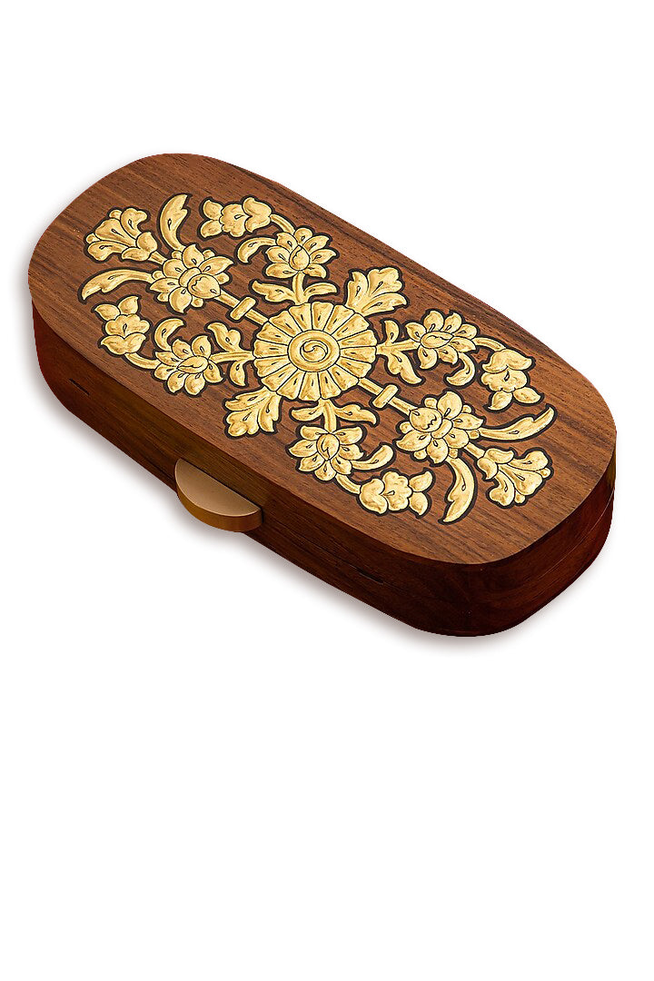 Handcrafted Wooden Clutches with Usta Art