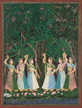 The Kadamba Tree: Gopis by the Lotus Pond