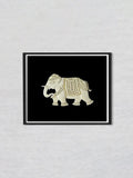 Majesty of Sea Foam Art of Elegant Elephant