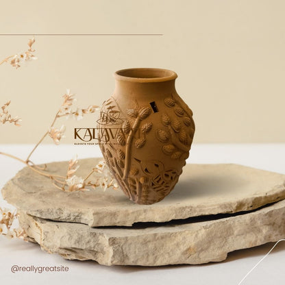 Handcrafted Vase in Terracotta | Home Decor | Molela Terracotta