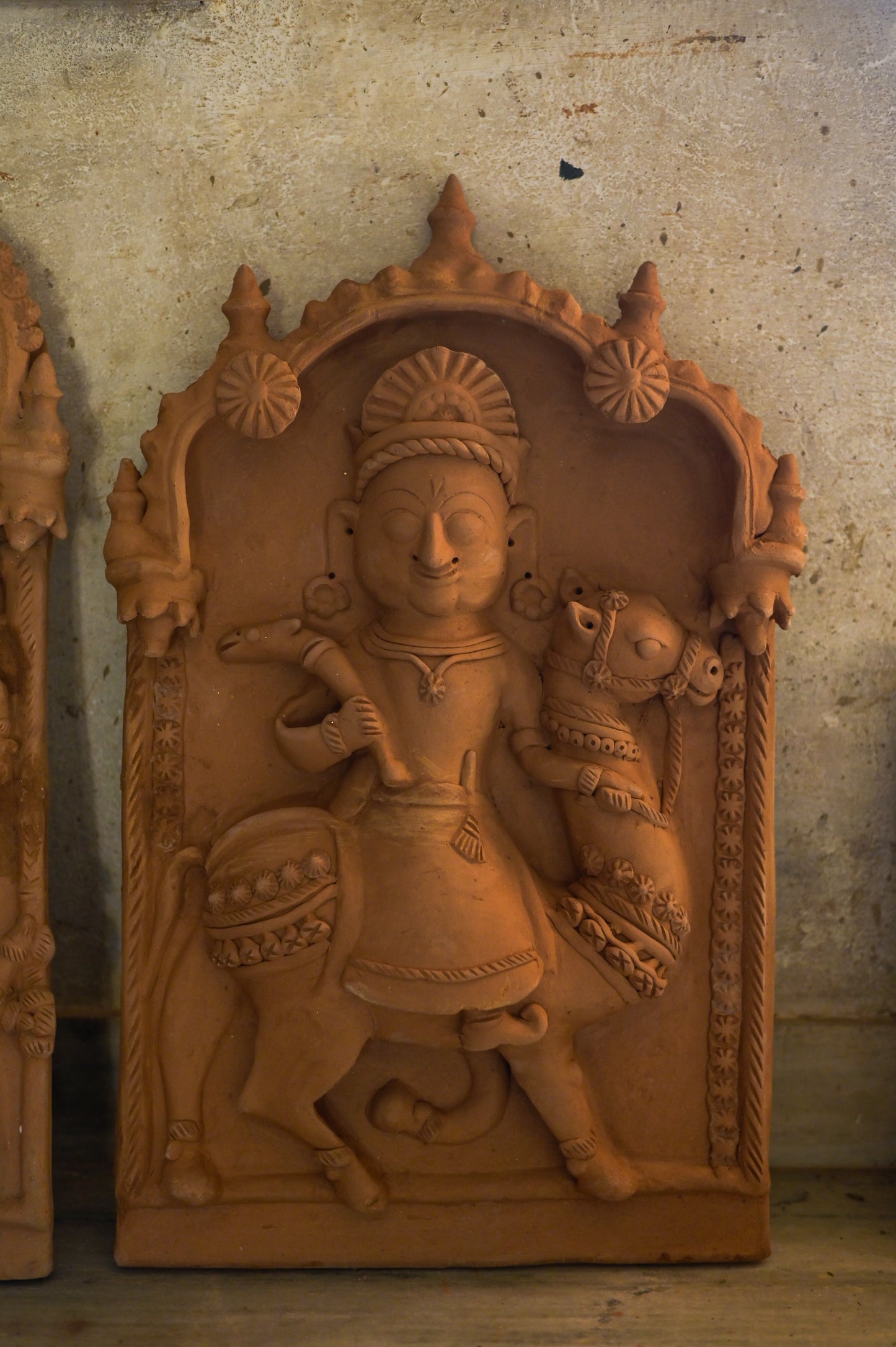 Handcrafted Molela Terracotta Momai Maa Sculpture