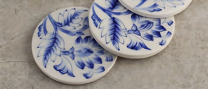 Ice Blue Handcrafted Potli