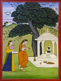 Handmade Kangra Miniature Painting 