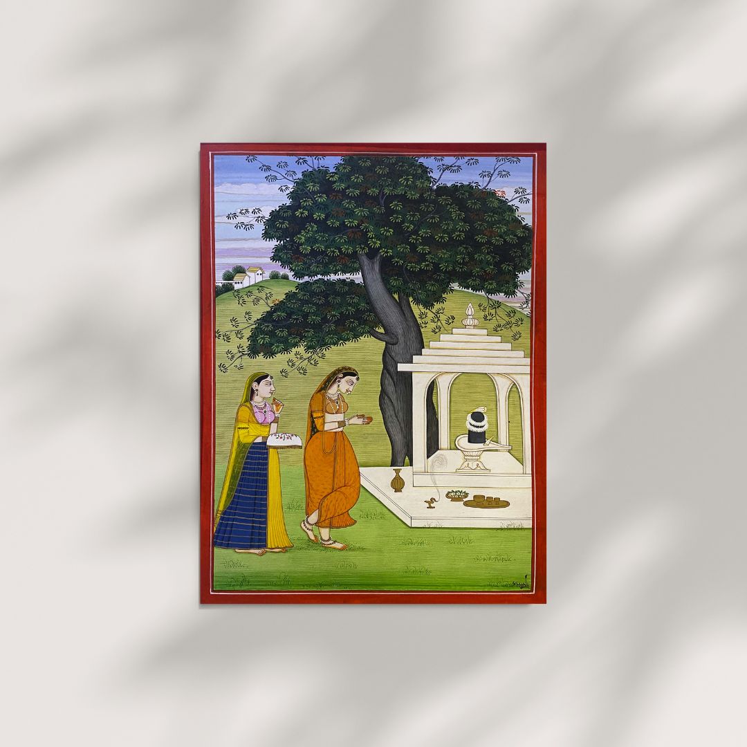 Handmade Kangra Miniature Painting 