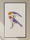 Handmade Mughal Miniature Painting of Peacock